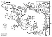 Bosch 0 601 852 G03 Gws 21-230 Jhv Angle Grinder 230 V / Eu Spare Parts